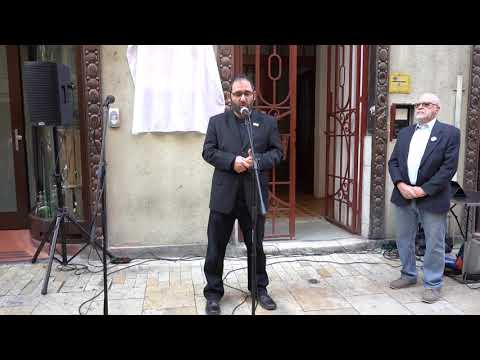 Egykori zsidó árvaház emléktáblájának avatása