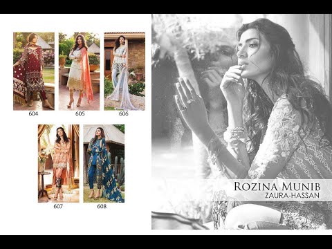 Rozina Munib Zaura Hassan Fox Georgette Pakistani Suit|| Latest Design of Pakistani Suit 2020