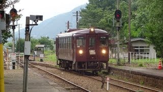 preview picture of video '渡良瀬渓谷鉄道　足尾駅　Ashio Station'