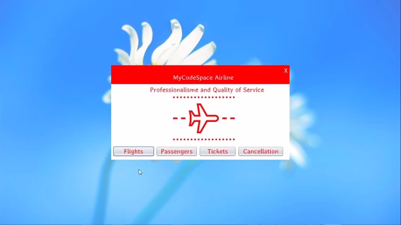 Airline Management System Using Java Swing and MySql