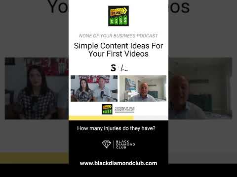 NOYB Podcast - Enrico Dolcecore - Simple Content Ideas For Your First Videos