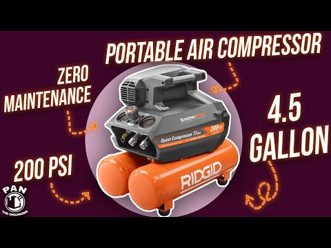 Best Air Compressor for Car Detailing? | RIDGID 4.5 GAL 200 PSI