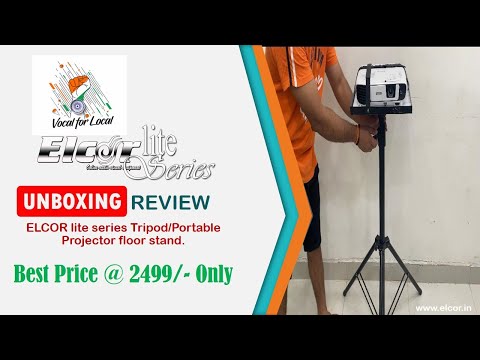 ELCOR lite series Adjustable Projector floor stand, Heavy weight Capacity.