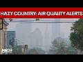Code Red And Orange Air Quality Alerts Issued Across US Due To Wildfire Smoke