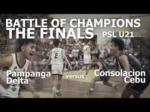 CJ Delfino Emotional sa pag Champion kontra Consolacion-Cebu sa PSL U21  #cebu #pampanga #basketball