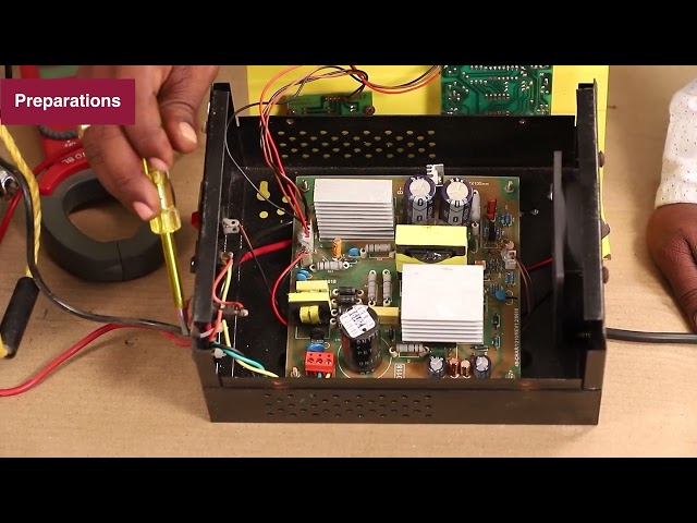 Assemble Circuits of battery charger and inverter 