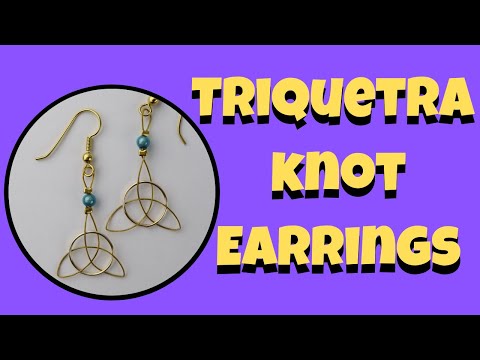 DIY Triquetra Celtic Knot Earrings Tutorial