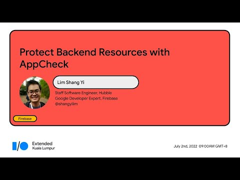 Protect Backend Resources with AppCheck