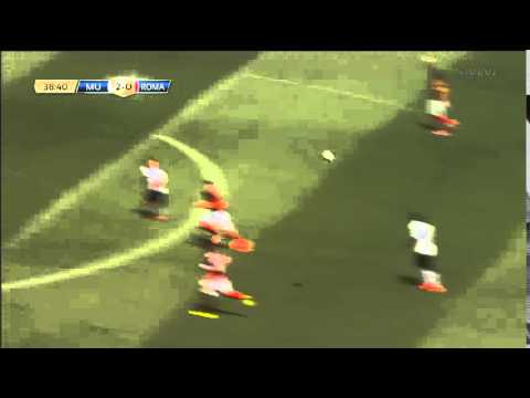 Juan Mata Goal vs. AS Roma (Manchester United 2-0)