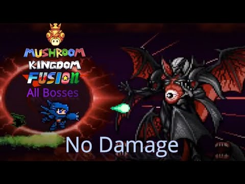 Mushroom Kingdom Fusion (v0.91) - All Bosses (No Damage)