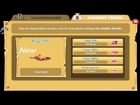 New Pet Connie (Goblin Shark) Live Contest - Hungry Shark World