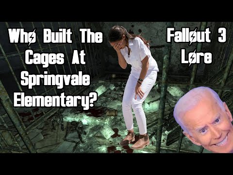 Who Built The Cages In Springvale Elementary School? - Fallout 3 Lore