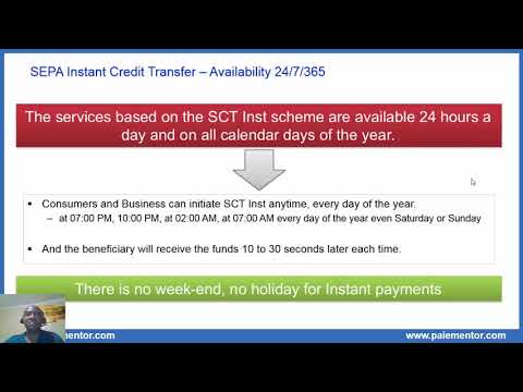 SEPA Instant Credit Transfer key features - Availability 24 7 365