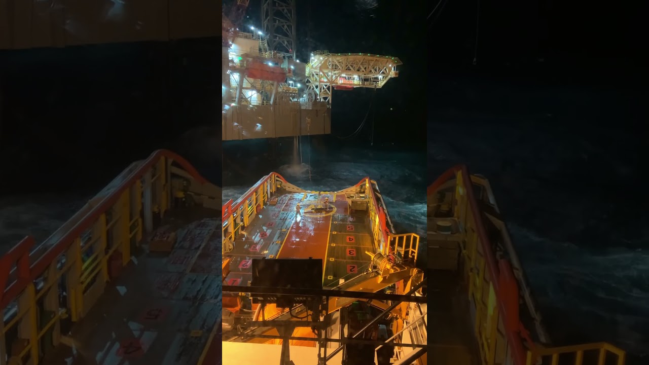 # Offshore Cargo Supply #Stormy Sea #AHTS DP-2 *NAVIS DP system #ahts #ahts-on-suplay