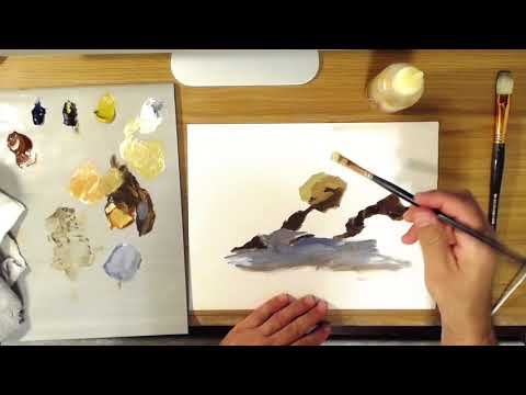 Oil Painting Demo: Rocks