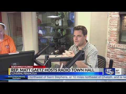 ビデオ.マット・ゲッツ・ホスト・ラジオ・タウンホール (VIDEO: Matt Gaetz Host Radio Town Hall)