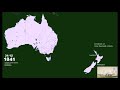 Australia's history: every year, town by town + New Zealand (1788 to 1901)