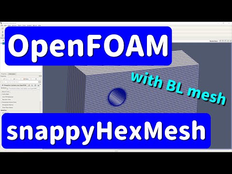 【OpenFOAM tutorial#3】How to create a mesh with snappyHexMesh【fluid mechanics】