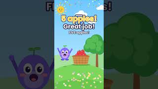 Download lagu Count to 5 with Ploof! 🍎 Counting Apples for Kids #shorts mp3