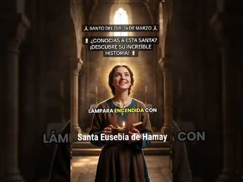 🙏Santa Eusebia, ruega por nosotros' para pedir su intercesión en tus proyectos. #SantaEusebia #Fe