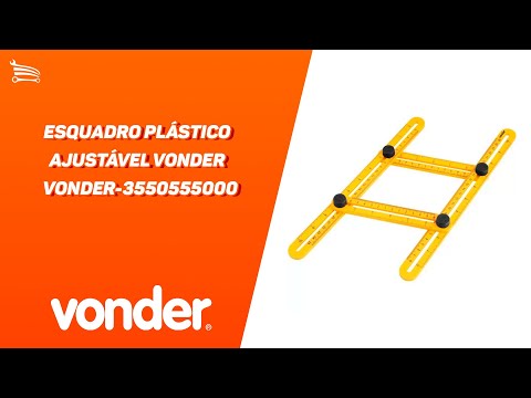 Esquadro Plástico Ajustável - Video