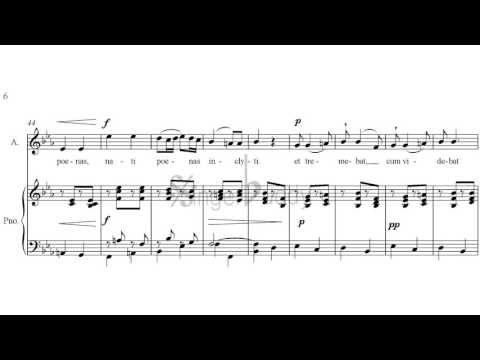 Stabat Mater - Pergolesi Nº 4 Quae moerebat - Karaoke Piano accompaniment