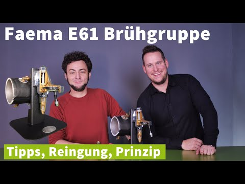 Faema E61 Espressomaschine und Brühgruppe