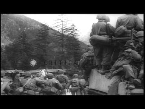 Ruins and damaged buildings in Berlin, Germany at the end of World War II in Euro...HD Stock Footage