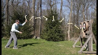 Throwing Axes  // Homemade Science with Bruce Yeany