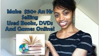 Make Quick $50-$100 Selling Your Used Books, CDs, DVDs & Games Online