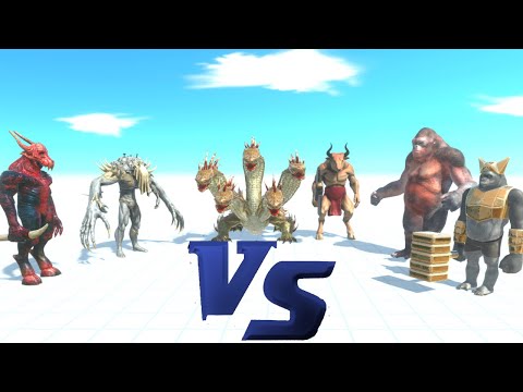 PRIMATES VS INFERNALS VS FANTASY - FREE BATTLE - ANIMAL REVOLT BATTLER SIMULATOR