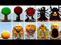 NEW SIZE COMPARISON ALL SPRUNKI TREE FAMILY VS ALL ODINDINDUN PHASE 1 10 In Garry S Mod