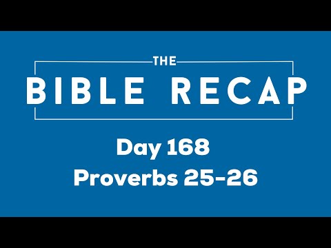 Day 168 (Proverbs 25-26)