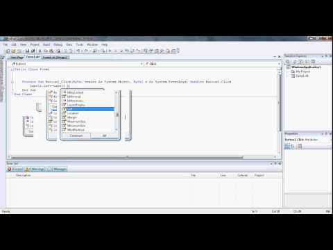 Visual Basic Episode 6 Moving Objects With Code