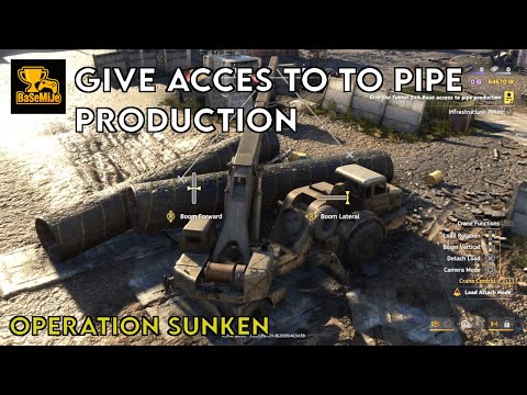 Roadcraft | How to Give the Tunnel Exit Base Acces to Pipe Production - Operation Sunken