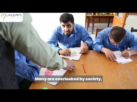 Students at Al Qasim Institute — replace with the exact photo once hosted