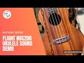 Flight NUS200 Teak Sopran Ukulele Set thumbnail 11
