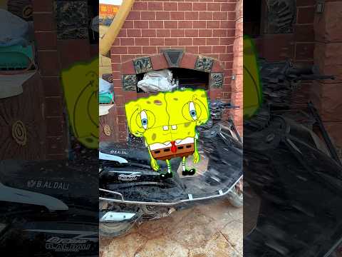 سنجبوب اخد الموتوري 😱🏍