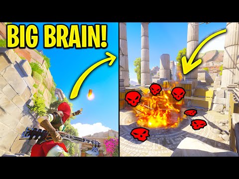 When PRO PLAYERS make BIG BRAIN Plays - Overwatch