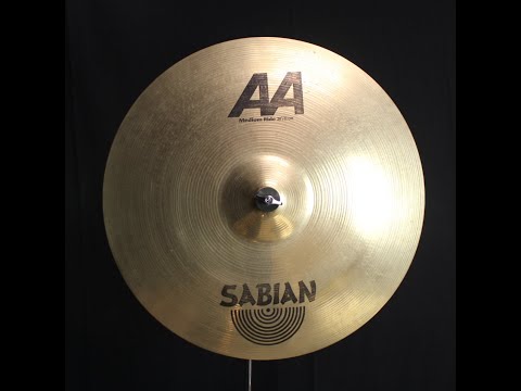 Used Sabian 20" AA Medium Ride Brilliant - 2487g (video demo) image 3