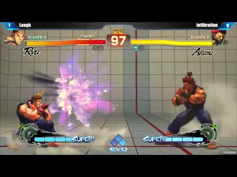 [EVO 2013 SSFIV AE Top 32] Laugh (Ryu) vs Infiltration (Akuma)