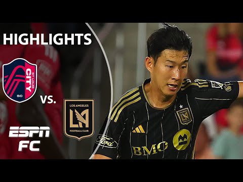 Son Heung-Min BRACE 💪 St. Louis City SC vs. LAFC | MLS Highlights | ESPN FC