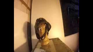 Kevlar Helmet Slowmotion in Kiev