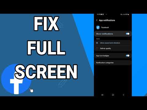 How To Fix Facebook Full Screen