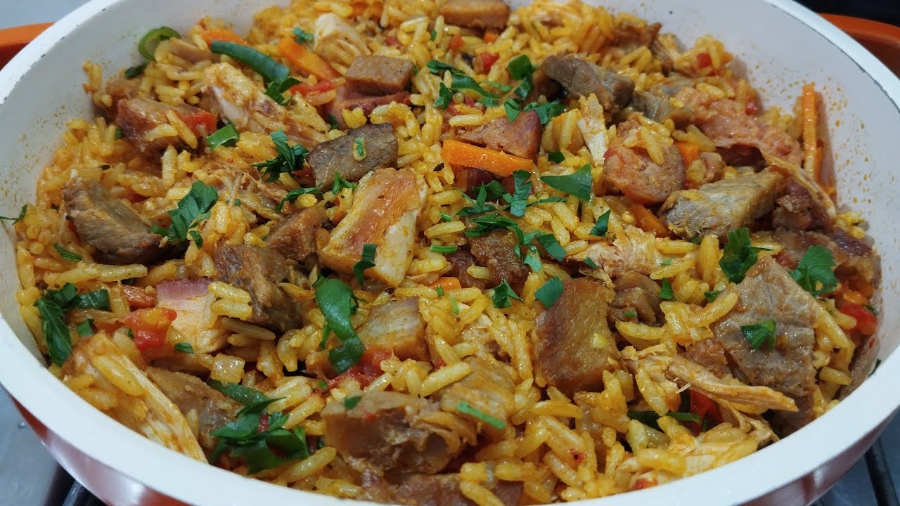 ARROZ 🌾 MARIA IZABEL/REFEIÇÃO COMPLETA E DELICIOSA 😋EM UMA SÓ PANELA 🍲