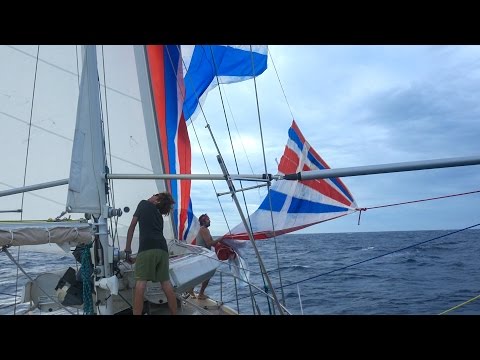 We Blew Up our Favorite Sail- Sailing Vessel Delos Ep. 123