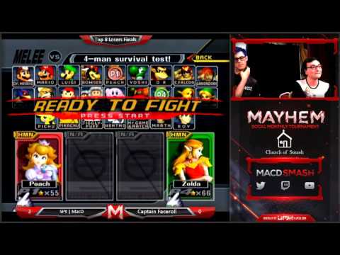 Mayhem 24 LF: MacD (Peach) vs Captain Faceroll (Sheik)