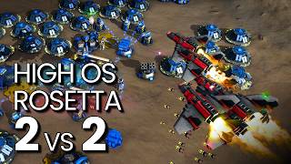 Elite 2v2 on Rosetta – High-Level Play on a Massive 8v8 Map | BAR