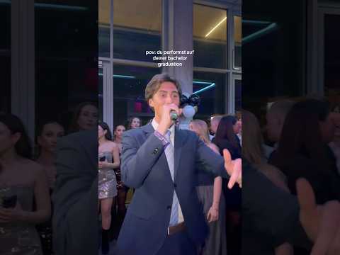 Song heißt btw Sommer in der Kleinstadt💖 #deutschrap #bachelor #party #neuemusik #suit #graduation