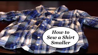 How to make a shirt smaller EASY DIY The Rachel Dixon sewing tutorial  alterations